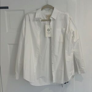 NWT Sezane Max Shirt, Casual White, 4 (36)